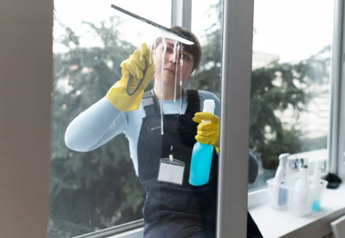 Nettoyage de vitres intérieures et extérieures à Saint-Georges-de-Poisieux